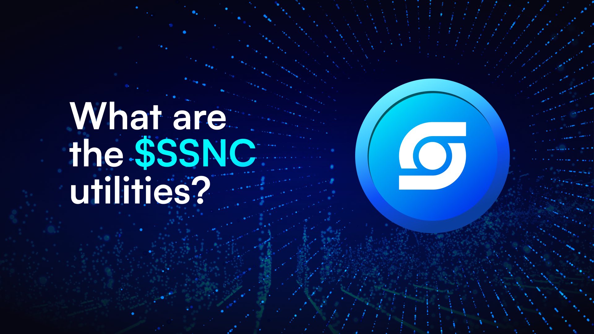 What are the $SSNC token utilities?